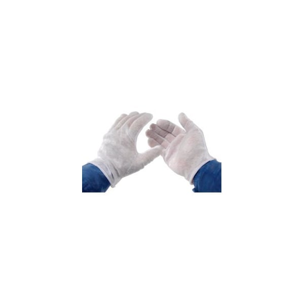 Pip PIP 97-500 Light Weight Inspection Gloves, Unhemmed, Cotton, Men's, 1-Dozen 97-500 - main